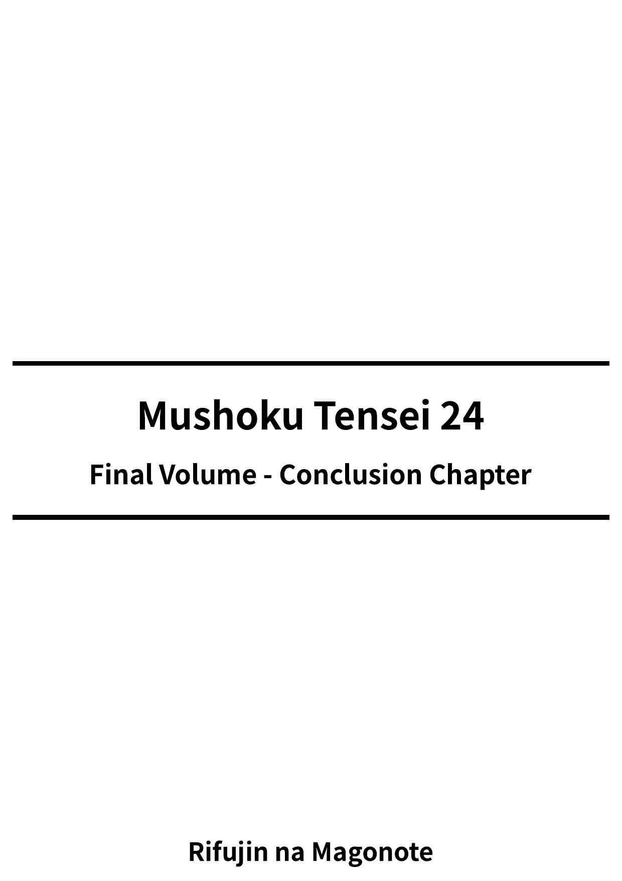 Mushoku Tensei V24 - Final Volume - Conclusion Chapter