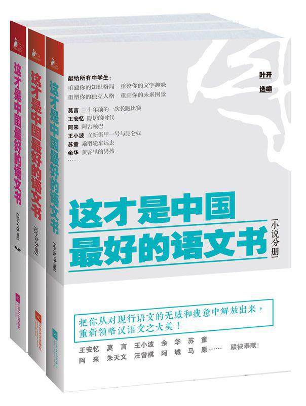 这才是中国最好的语文书（套装三册）综合分册&小说分册&散文分册