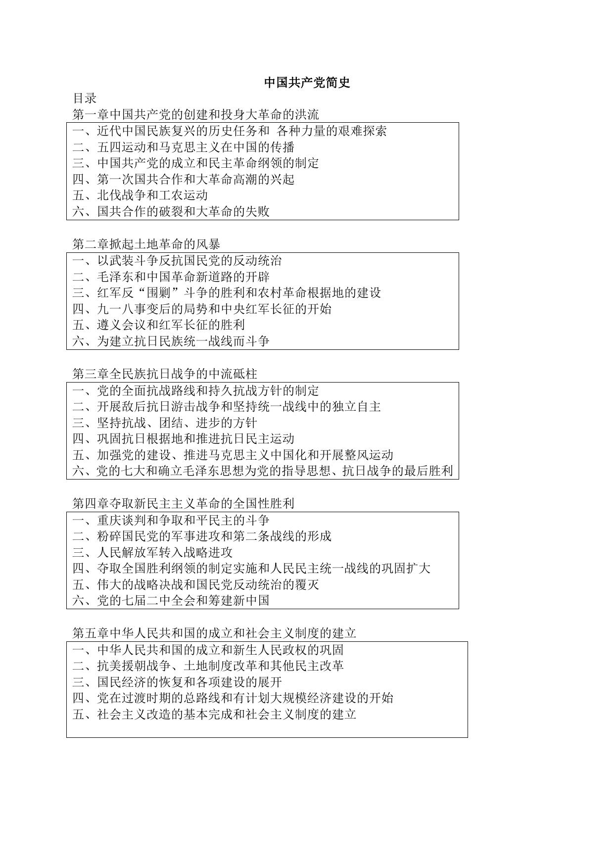中国共产党简史